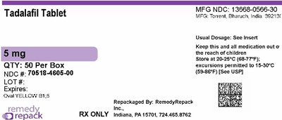 Mm1 (Tadalafil 5mg 70518 4605 00)